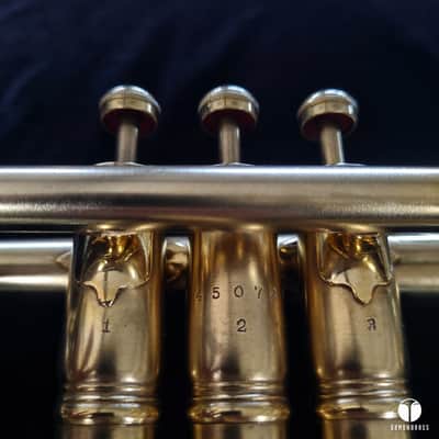 WOW Martin Handcraft goldplated with case and two mouthpieces GAMONBRASS image 17