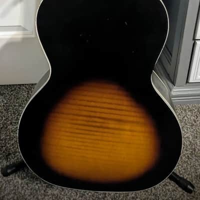 Kay Acoustic Parlor Rubber Bridge 1960s - Tobacco Burst image 9