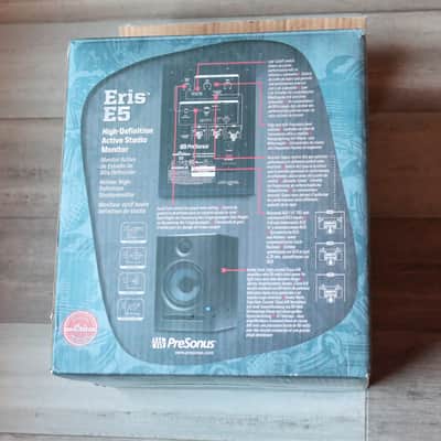 PreSonus Eris E5 2-Way 5" Active Studio Monitor (Single) 2013 - Present - Black image 8