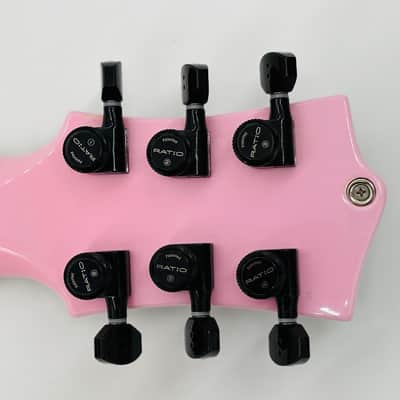 Ciari Travel Guitars Steve Stevens Premier Signature "Josie" 2026 Pink with Free Backpack! image 9