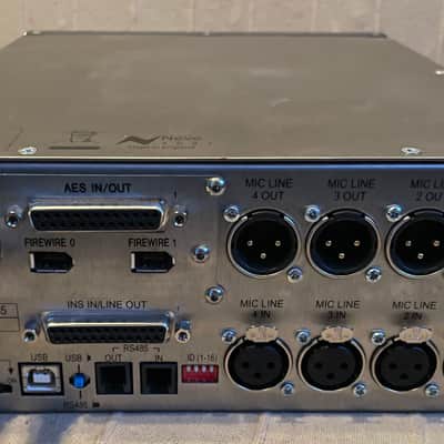 AMS Neve 4081 Quad Mic Pre+digital card and rack ears image 2