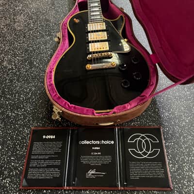 Gibson Custom Shop Collector's Choice #22 "Black Beauty" Tommy Colletti '59 Les Paul Custom Reissue 2010s - Lightly Aged Ebony image 2