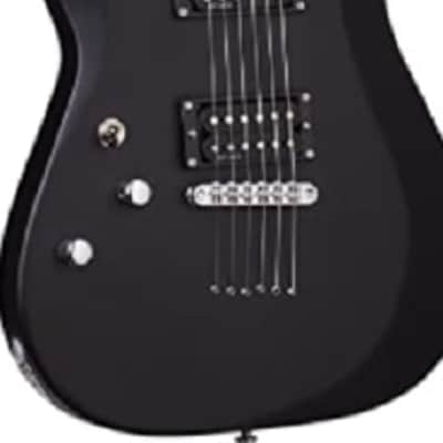 Schecter C-6 Deluxe Left Handed Solid-Body Electric Guitar Satin Black image 7