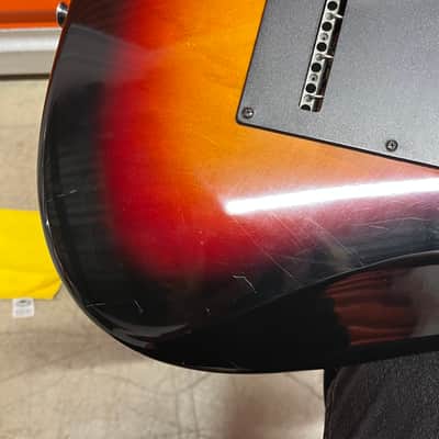 Kramer KS-400 Stratocaster Sunburst w/ Gator Case image 17