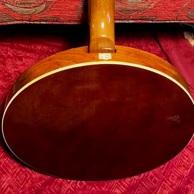 Framus 4 STRING PLECTRUM BANJO 1990 - cherry wood image 3