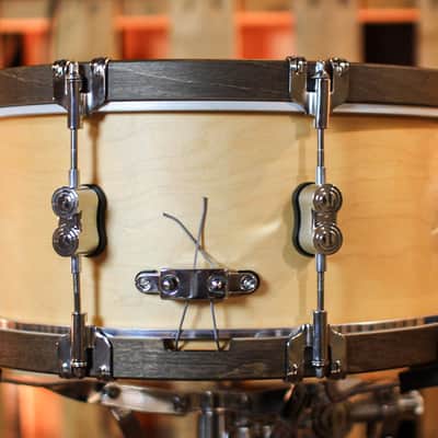 PDP 6.5x14 Concept Classic Natural Stain w/ Walnut Hoops Snare Drum - PDCC6514SSNW image 3