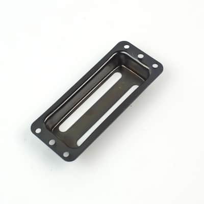 Two slot "Gold Foil" deArmond harmony Style Pickup Cover ,Black (2) image 5