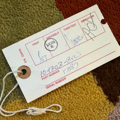 Fender Telecaster Hang Tag 1992 image 4