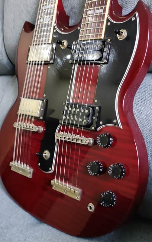 Epiphone SG Doubleneck LTD Flamed Top / G-1275 image 1
