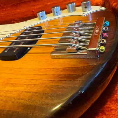 Fender American Deluxe Dimension Bass V 2014 - 2016 - Violin Burst image 5