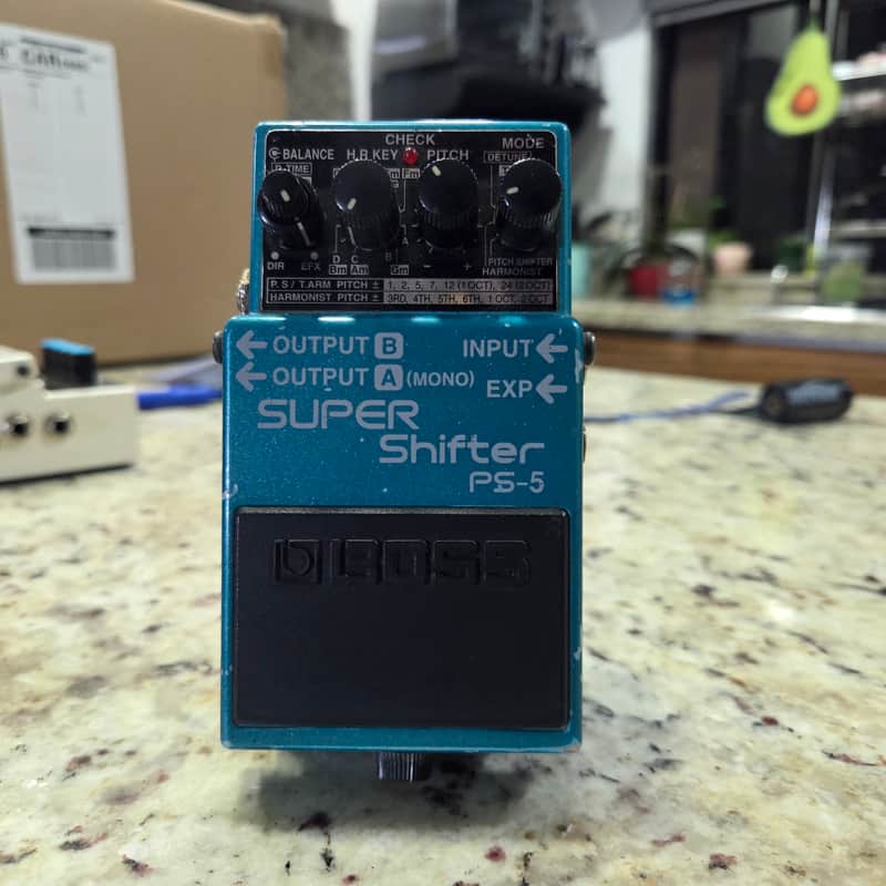 Boss PS-5 Super Shifter (Dark Gray Label) 1999 - Present - Blue image 1