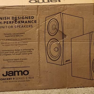 Jamo Jamo Concert 9 Series C 93 II Bookshelf Speakers 2015 - Black ash image 5