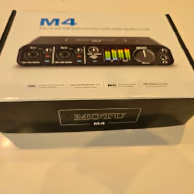 MOTU M4 USB-C Audio Interface 2019 - Present - Black image 5