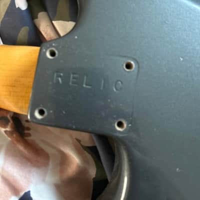 Fender Custom Shop 1960s Stratocaster Partscaster Relic 2020s Charcoal Frost Metallic image 9
