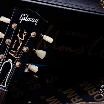Gibson Custom Limited Mayday Monster Les Paul - Monster Autographed  2017 Monster Red image 4