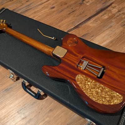 2018 JamAxe USA Custom Tele Floyd HH Electric Guitar 2018 Natural Figured W/OHSC Super Clean image 18