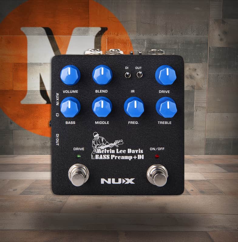 NuX NBP-5 Melvin Lee Davis Signature Bass Preamp + DI 2020 | Reverb