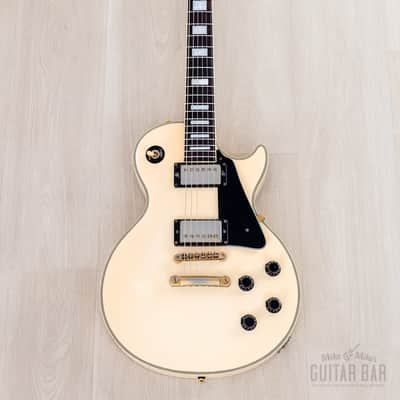 1991 Burny RLC-70 Custom Vintage Guitar Snow White w/ VH-1 Humbuckers & Case, Japan image 2