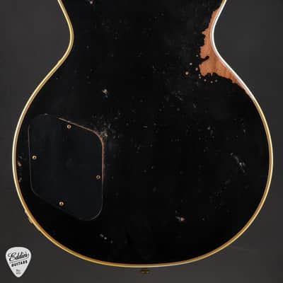Gibson Custom Shop Limited Edition 1954 Les Paul Custom Reissue Heavy Aged Ebony #46321 image 4