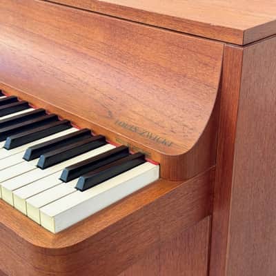 Teak Louis Zwicki 82 Key Piano image 4