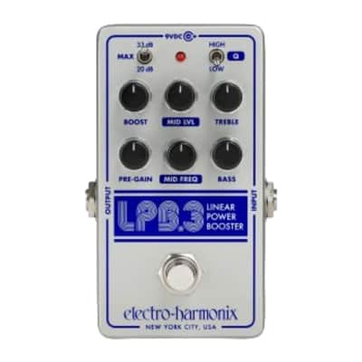 Electro-Harmonix LPB-3 Linear Power Booster and EQ Pedal with Selectable Buffered and True Bypass image 1
