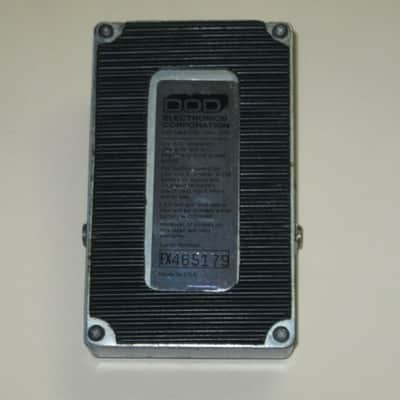 used naturally reliced from player's wear vintage DOD FX35 Octoplus - Octave effect pedal for guitar or bass, ANALOG, mid to late 1980s, USA (MISSING Batery Cover) + extra battery CLIP (NO box / NO paperwork / NO adaptor) image 22