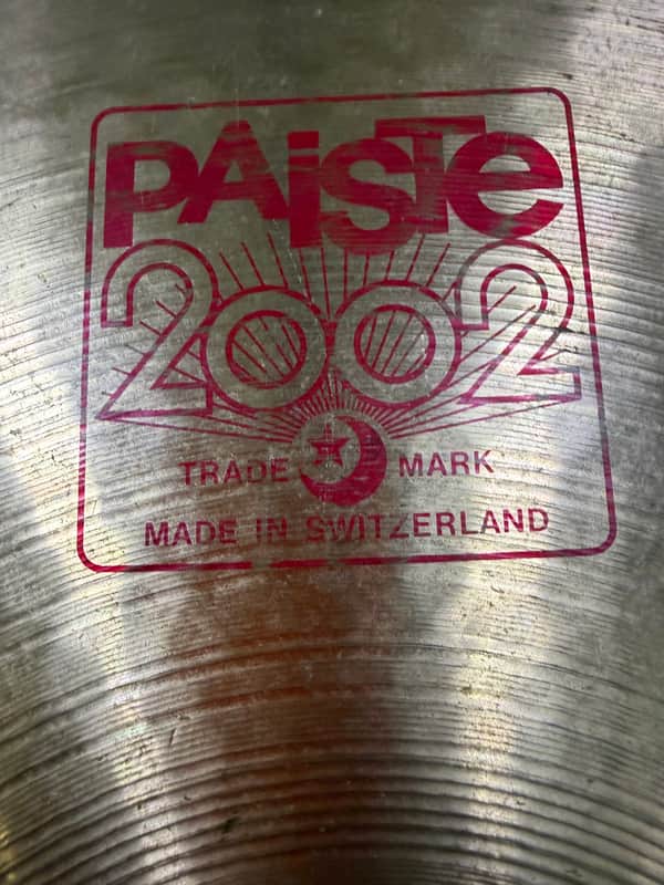 Paiste 22" 2002 Ride Cymbal 1981 image 1