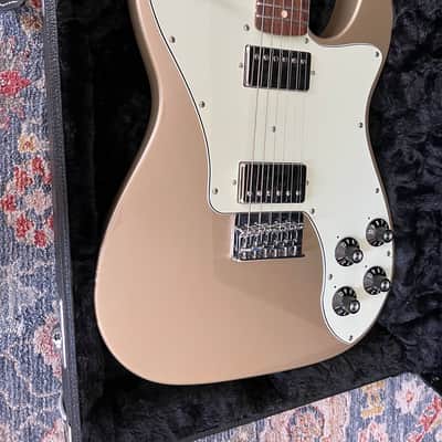 Fender Chris Shiflett Telecaster Deluxe Electric Guitar & Case 2021 - Shoreline Gold image 14