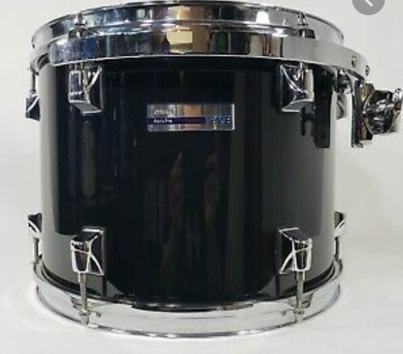 Taye Drums Rock Pro 12x9 Rack Tom Jet Black  Free Shipping image 1