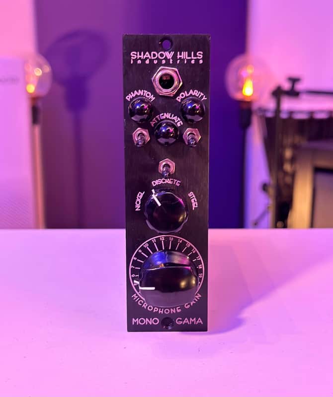 Shadow Hills Mono GAMA 500 Series Mic Preamp Module 2010s - Black image 1