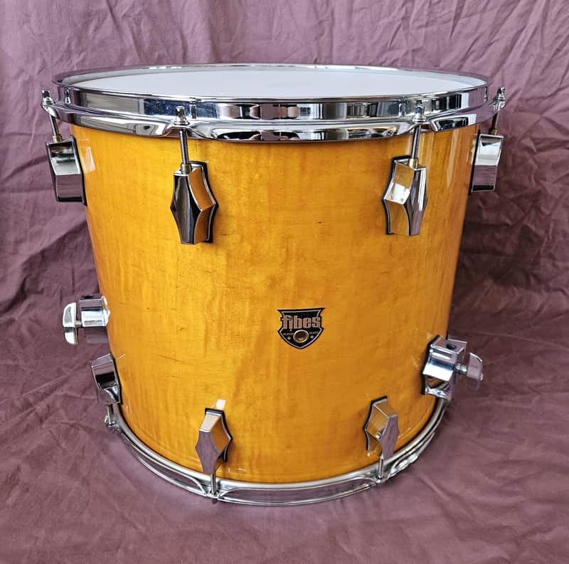 Fibes Floor Tom - Amber Lacquer 16" - Austin image 1