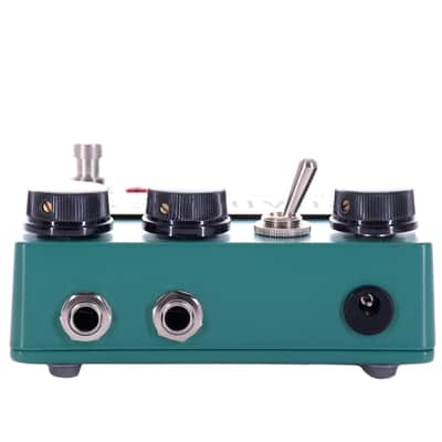 Hudson Electronics Broadcast 24 Volt Discrete Class-A Germanium Pre-Amplifier Effect Pedal, Turquoise Green image 6