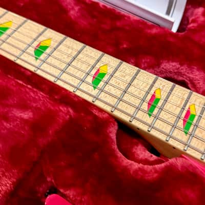 Ibanez JEM777-SK Limited Edition 30th Anniversary Steve Vai Signature 2017 - Shocking Pink image 10
