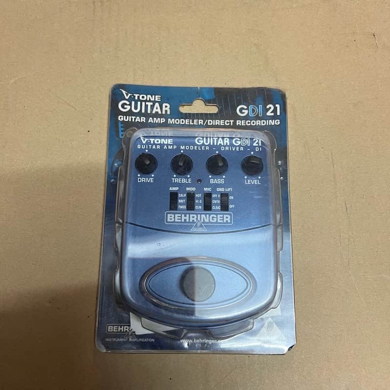Behringer V-Tone Guitar GDI21 Amp Modeler / DI Box - NON-FUNCTIONING image 1