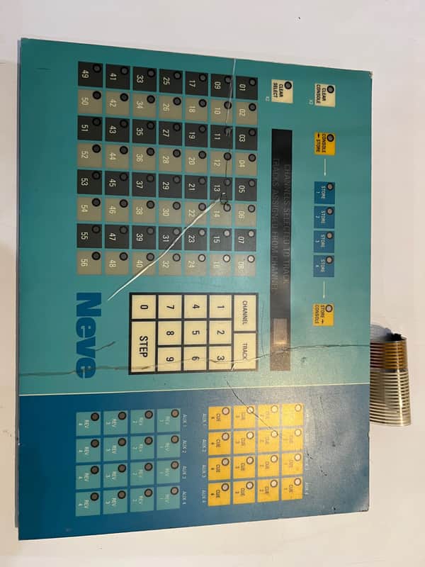 Neve 8108 8128 8232 8248 Console Routing Membrane Panel image 1