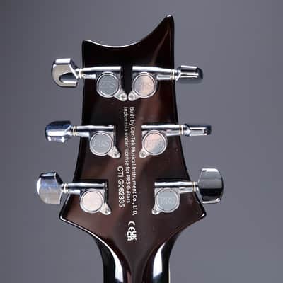 PRS SE Custom 24 Semi-Hollow Piezo Orange Tiger Smokeburst image 12