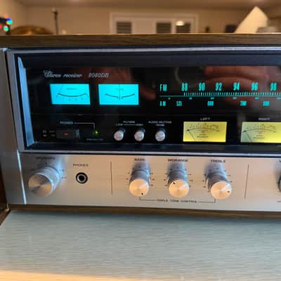 Vintage 1970's Sansui 8080DB Stereo Receiver Full Fresh Service New Bulbs Beauty image 7
