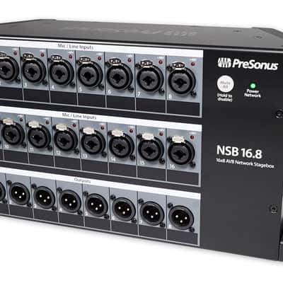 PRESONUS NSB 16.8 16x8 AVB Stagebox w/XMAX Preamps + Rugged Steel Enclosure image 2