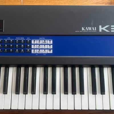 Kawai K3 - Hybrid Synthesizer W/ PPG Style Overlay & 2 RC-2 Memory Cartridges image 4