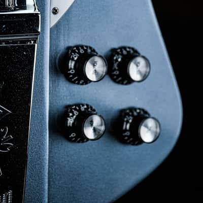 2015 Gibson Firebird VII Reissue Triple Humbuckers blue mist image 8