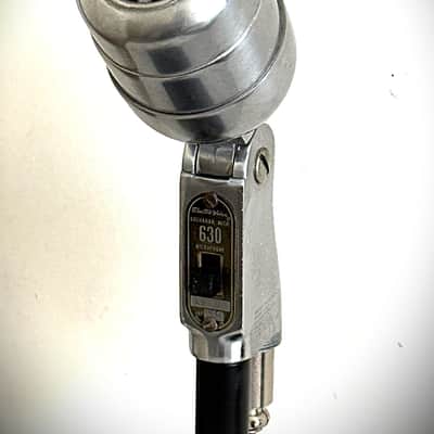 Vintage 1960’s Electro Voice 630 Dynamic Microphone w/stand & cable-works! Hear image 4