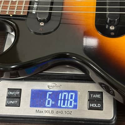 Vintage 1961 Gibson Melody Maker D Sunburst w/non-original chipboard case TSU25064 image 23