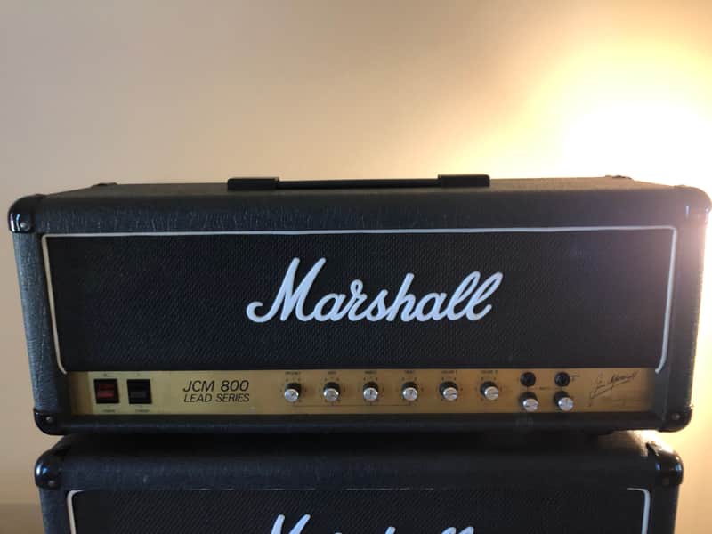 Marshall Modded Hopkins Jose High Gain 1981 JCM 800 1981 Black / Gold image 1