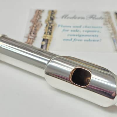New Tomasi Sterling Silver Flute Headjoint w/ 14k Gold Riser Old Stock $2099 New image 9