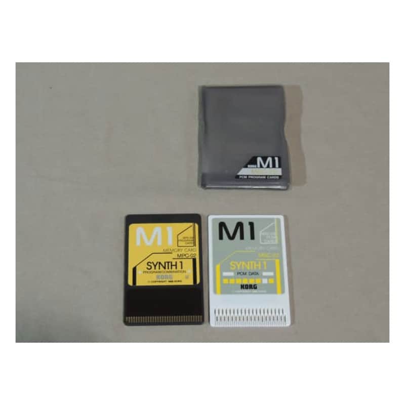 KORG M1 メモリーカード二箇 Korg M1 Cards for 61-Key Synth Music Workstation– Retro Gear Shop