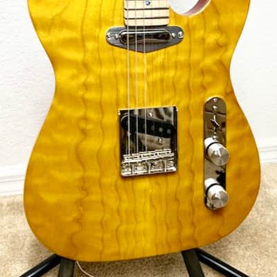 Tone Stone Guitars Quilted Maple and Diamond 2024 - Lemon Lollipop Dripp image 9