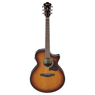 Used Ibanez AE160 A/E Guitar - Vintage Mahogany Sunburst High Gloss image 2