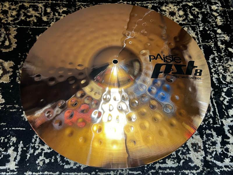 Paiste 20" PST 8 Reflector Medium Ride Cymbal - Brilliant image 1