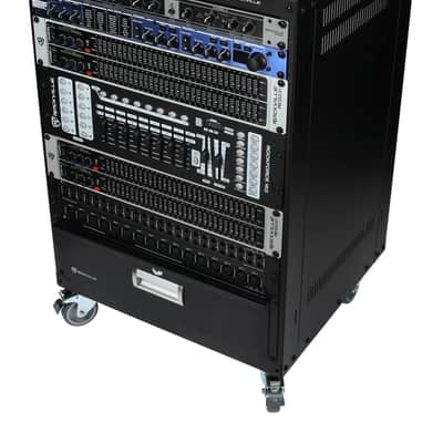 Rockville RR14U 14U Live Sound/Recording Studio Rack Case w/Wheels + Hardware image 5