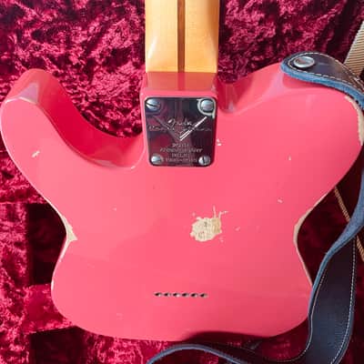 Fender Nocaster 51 relic 20th anniversary custom shop 2015 - Faded fiesta red image 3